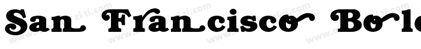 San Francisco Bold字体转换